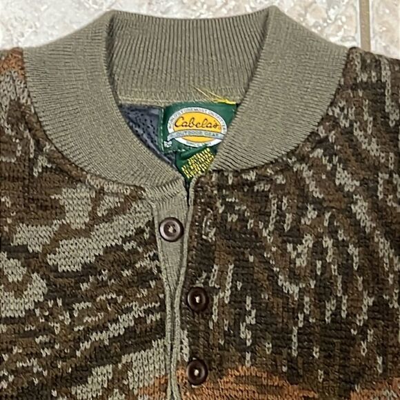 Cabelas windshear 100% wool heavy weight sweater C32 - Picture 3 of 7